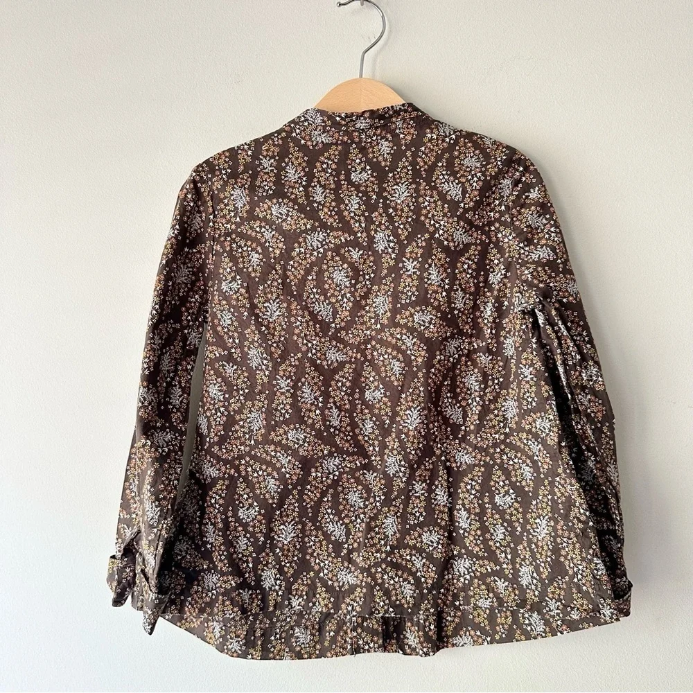 Zara Blouse, Baby Gap Dress and Sherpa Vest